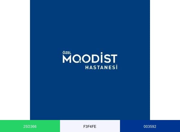 Özel Moodist Hastanesi brand color palette