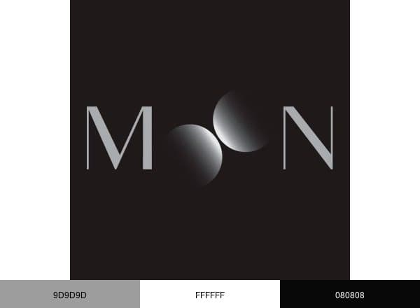 MOON bureau brand color palette