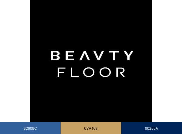 Beauty Floor & Pools brand color palette