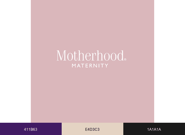 Motherhood Maternity brand color palette