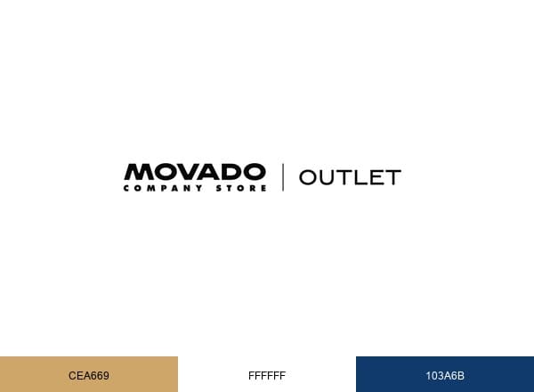 Movado Company Store brand color palette
