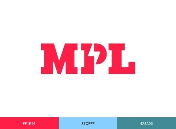 Mobile Premier League brand color palette