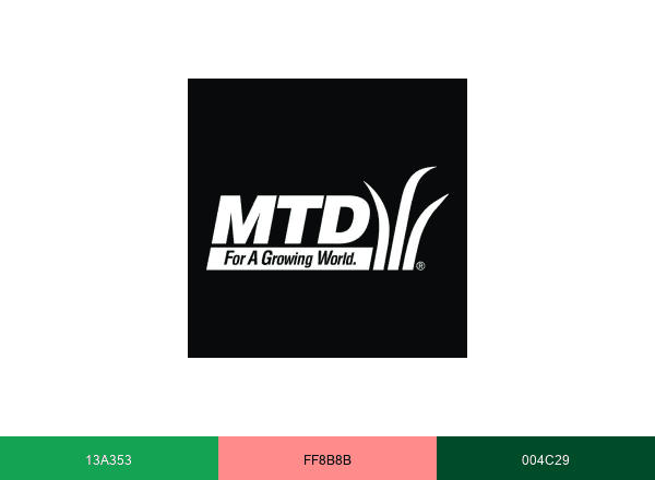 MTD Holdings Inc. brand color palette