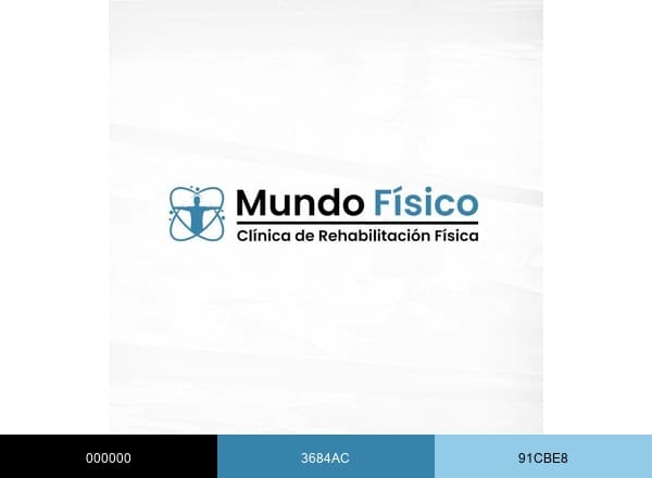 Mundo Fisico-Terapia y Rehabilitación Física brand color palette