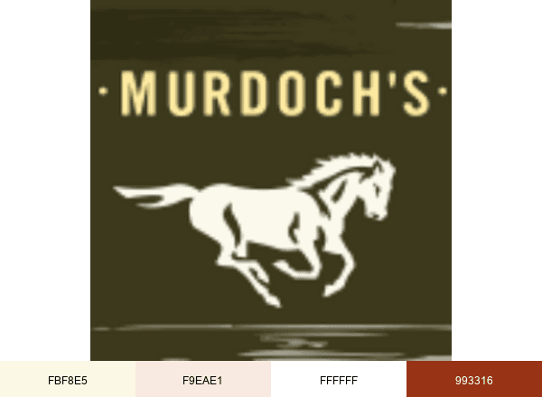 Murdoch's R&H Supply brand color palette