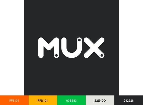 Mux brand color palette