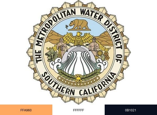 MWD of SoCal brand color palette