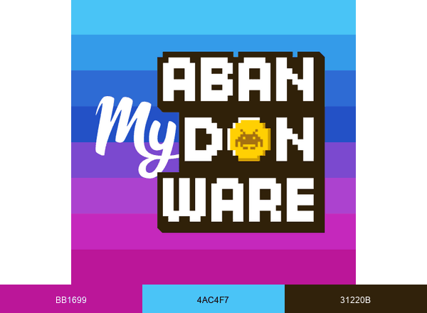 My Abandonware brand color palette