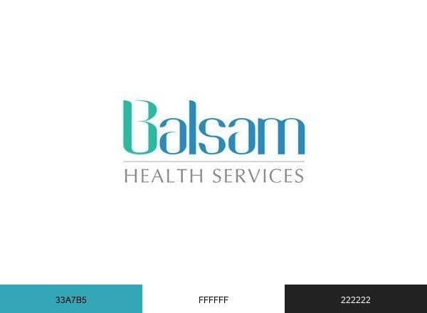 Balsam Health brand color palette