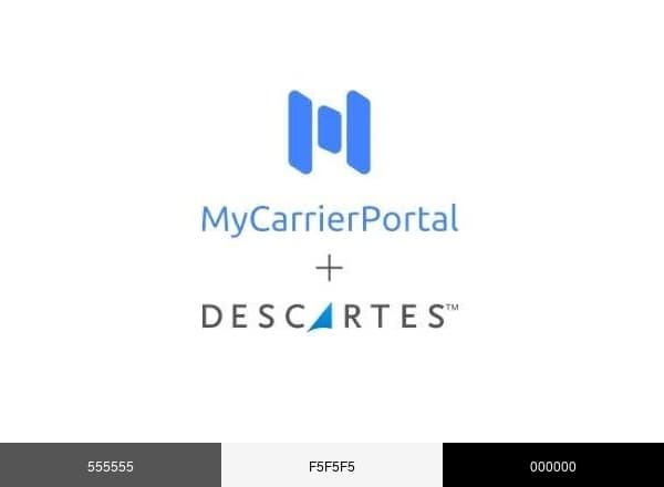 Descartes MyCarrierPortal brand color palette