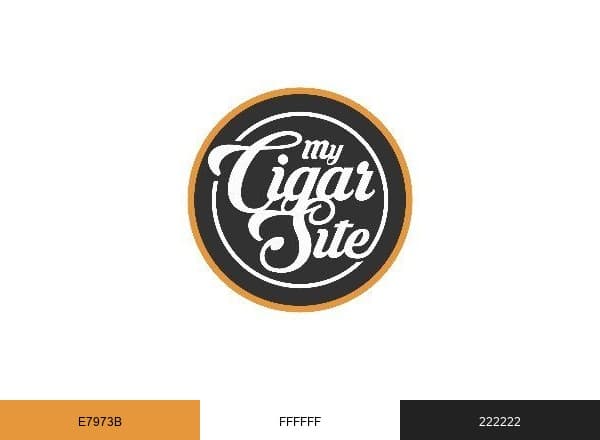 My Cigar Site brand color palette