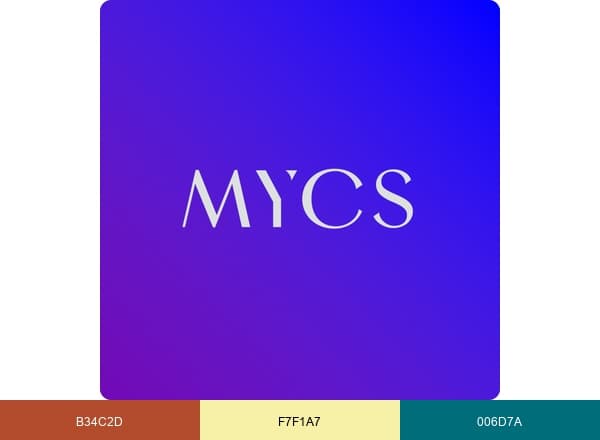 MYCS brand color palette