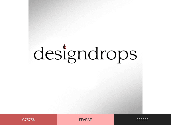 Designdrops brand color palette