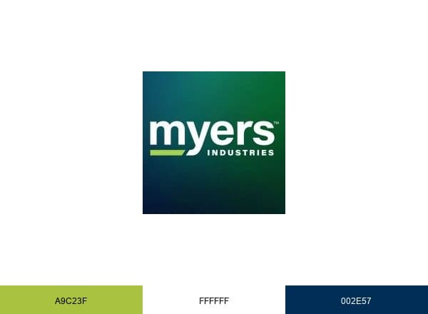Myers Industries brand color palette