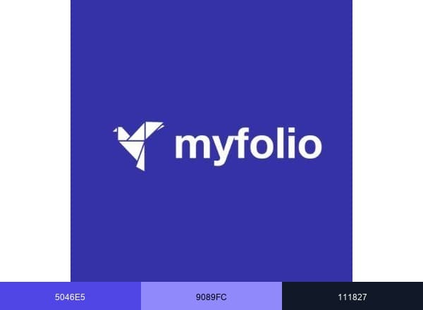 MyFolio brand color palette