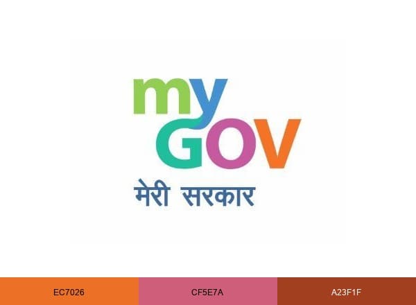 MyGovIndia brand color palette
