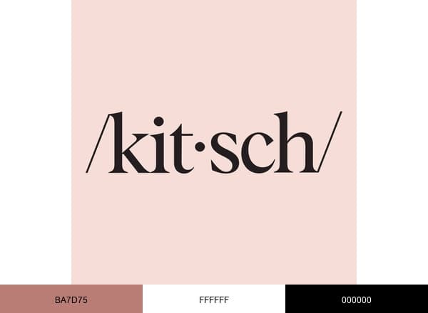 Kitsch brand color palette