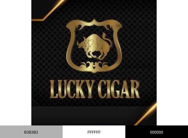 Lucky Cigar brand color palette