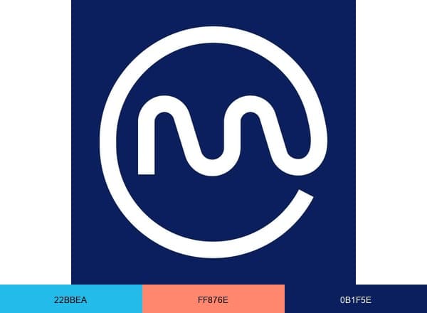 MyPiscine brand color palette