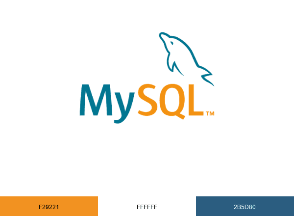 Oracle MySQL brand color palette