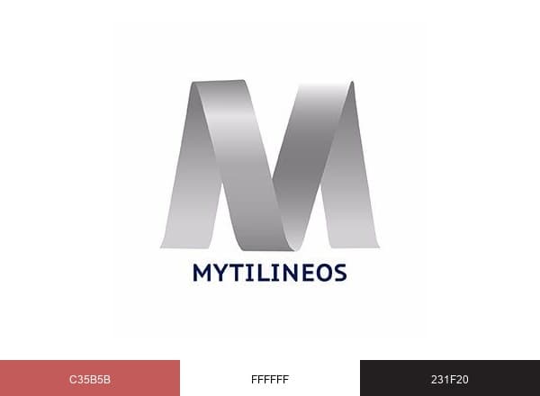 MYTILINEOS brand color palette