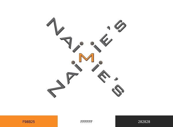Naimie's brand color palette