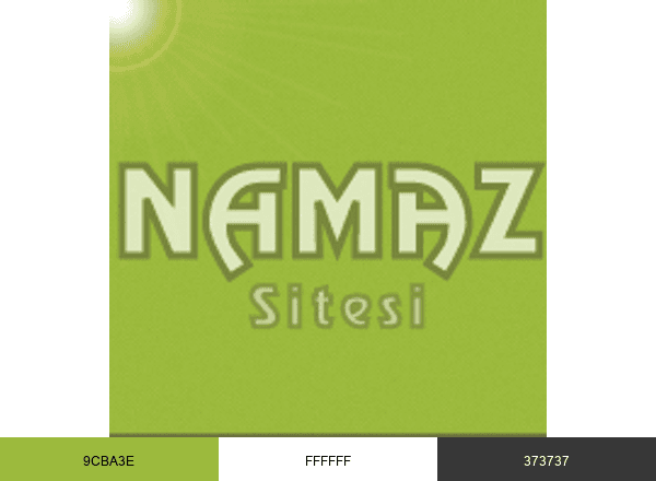 Namazsitesi brand color palette