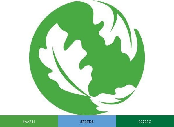The Nature Conservancy brand color palette