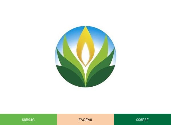 Natures Garden brand color palette