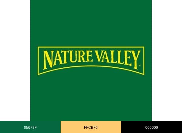 Nature Valley brand color palette