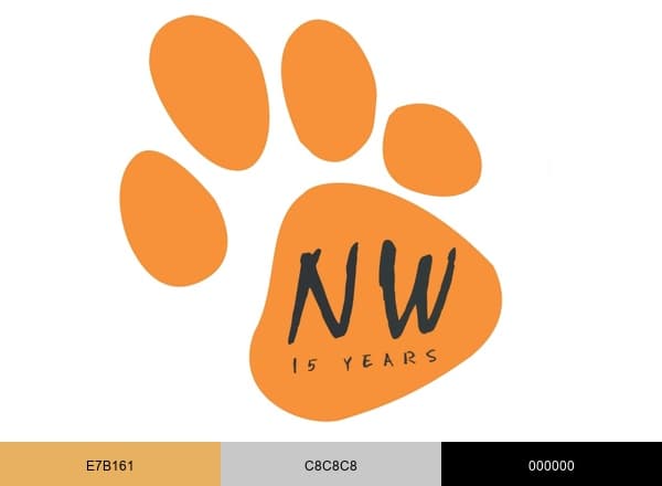 Nature Wanderers brand color palette
