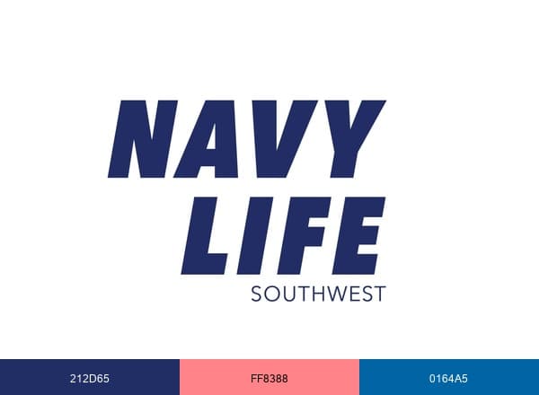 Navy Region Southwest Fleet and Family Readiness brand color palette