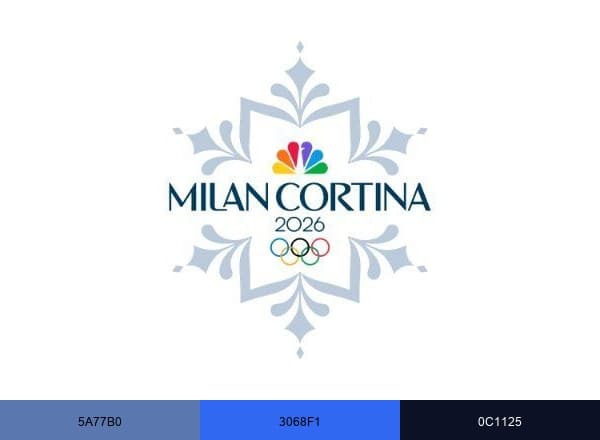 NBC Olympics & Paralympics brand color palette