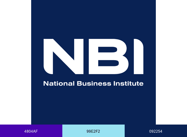 National Business Institute brand color palette