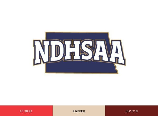 NDHSAA brand color palette
