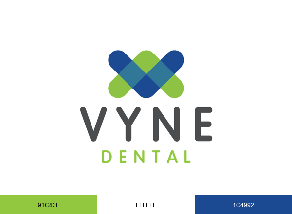 Vyne Dental brand color palette