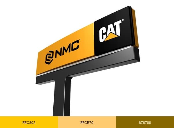 Nebraska Machinery Company brand color palette