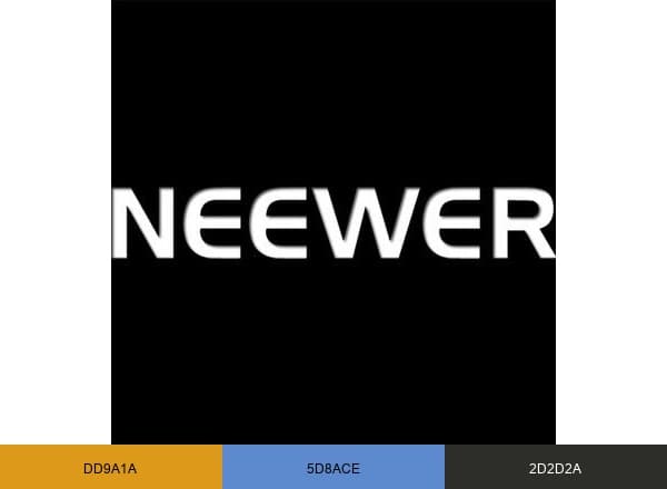 Neewer brand color palette
