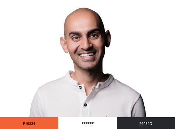 Neil Patel brand color palette