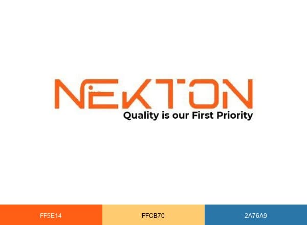 Nekton India brand color palette