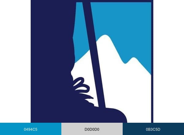 Nepal Hiking Team brand color palette