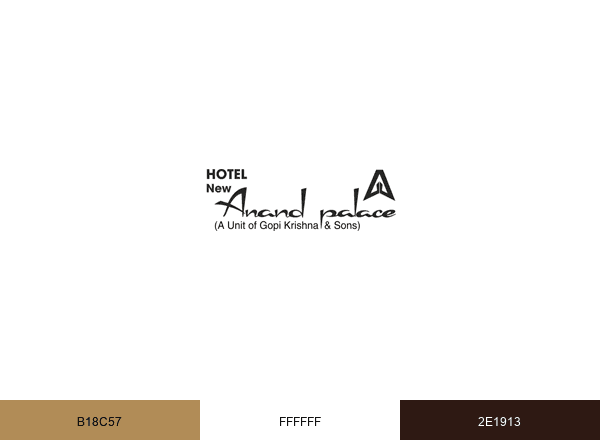 Hotel New Anand Palace brand color palette