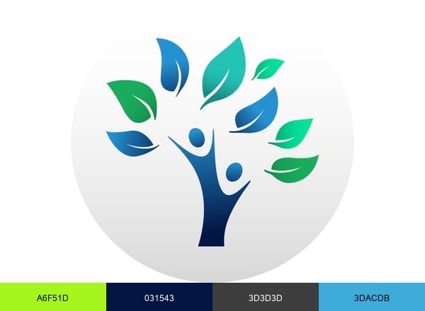 New Leaf Technologies brand color palette