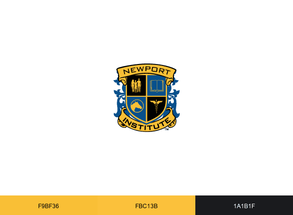 Newport Institute brand color palette