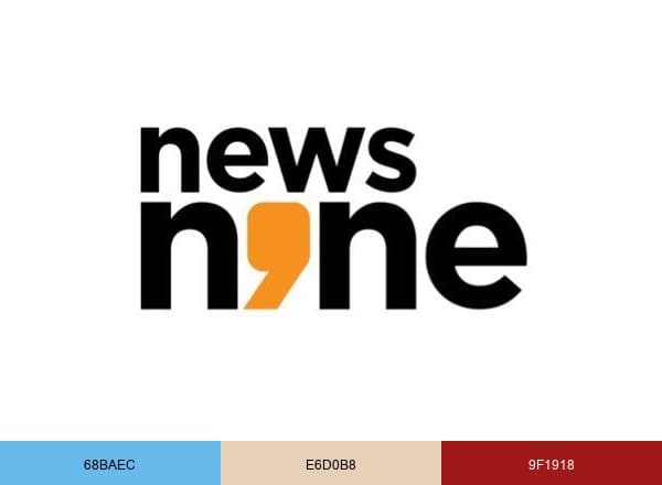 News9 brand color palette