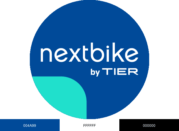 nextbike by TIER brand color palette