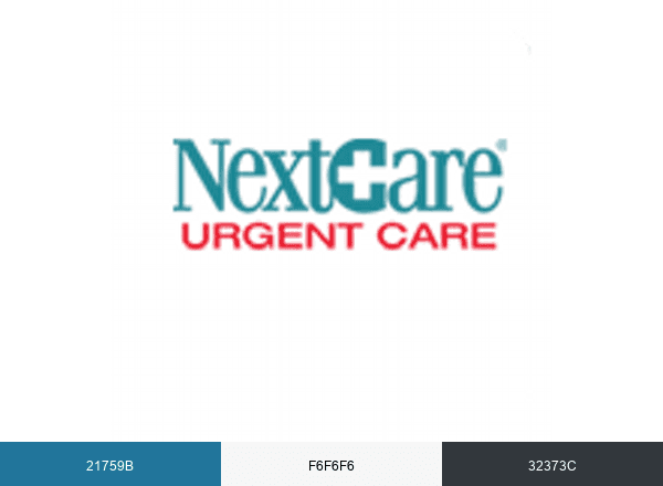NextCare Urgent Care brand color palette