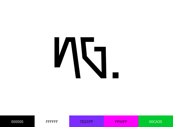 NG.CASH brand color palette