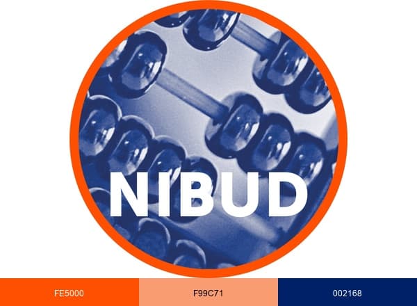 Nibud brand color palette