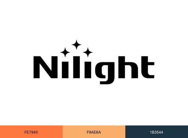 Nilight brand color palette